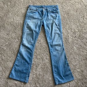 Light Wash A-pocket 7 For All Man Kind Jeans